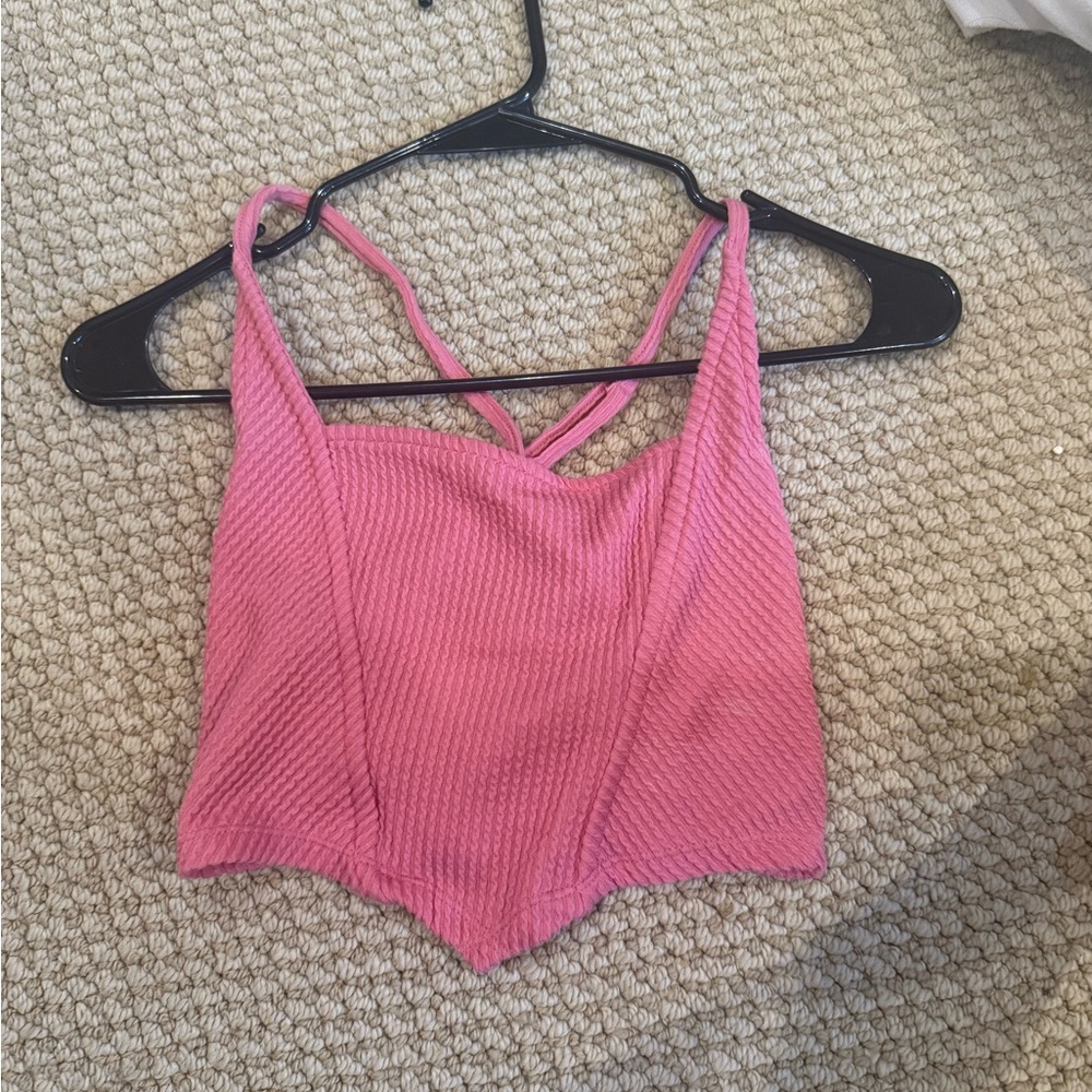 Urban outfitters cropped top size xs with crossed back